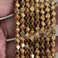 4 Lines Gold Beads Necklace With Studs | Palakasarlu Necklace | Indian Jewelry In USA