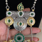 Oxidised Heritage Necklace Set | Contemporary Jewelry In USA