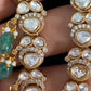Premium Moissanites Kundan Necklace Set | Indian Bridal Necklace