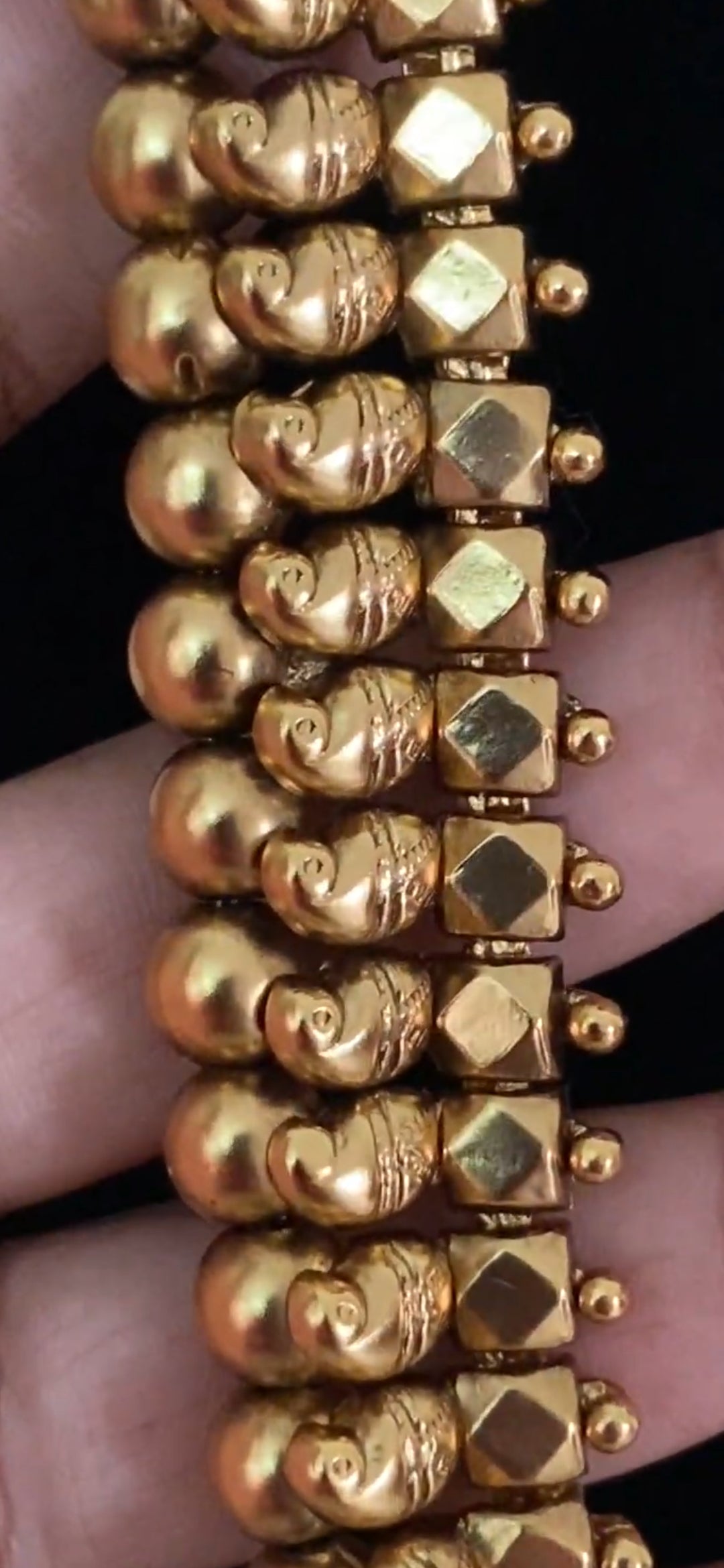Antique Long Necklace With Studs | Traditional Jewlery In USA