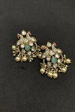 AD Polki Peacock Studs | Indian Jewelry In USA