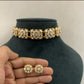 Moisanite Choker With Studs | Latest Indian Jewelry In USA