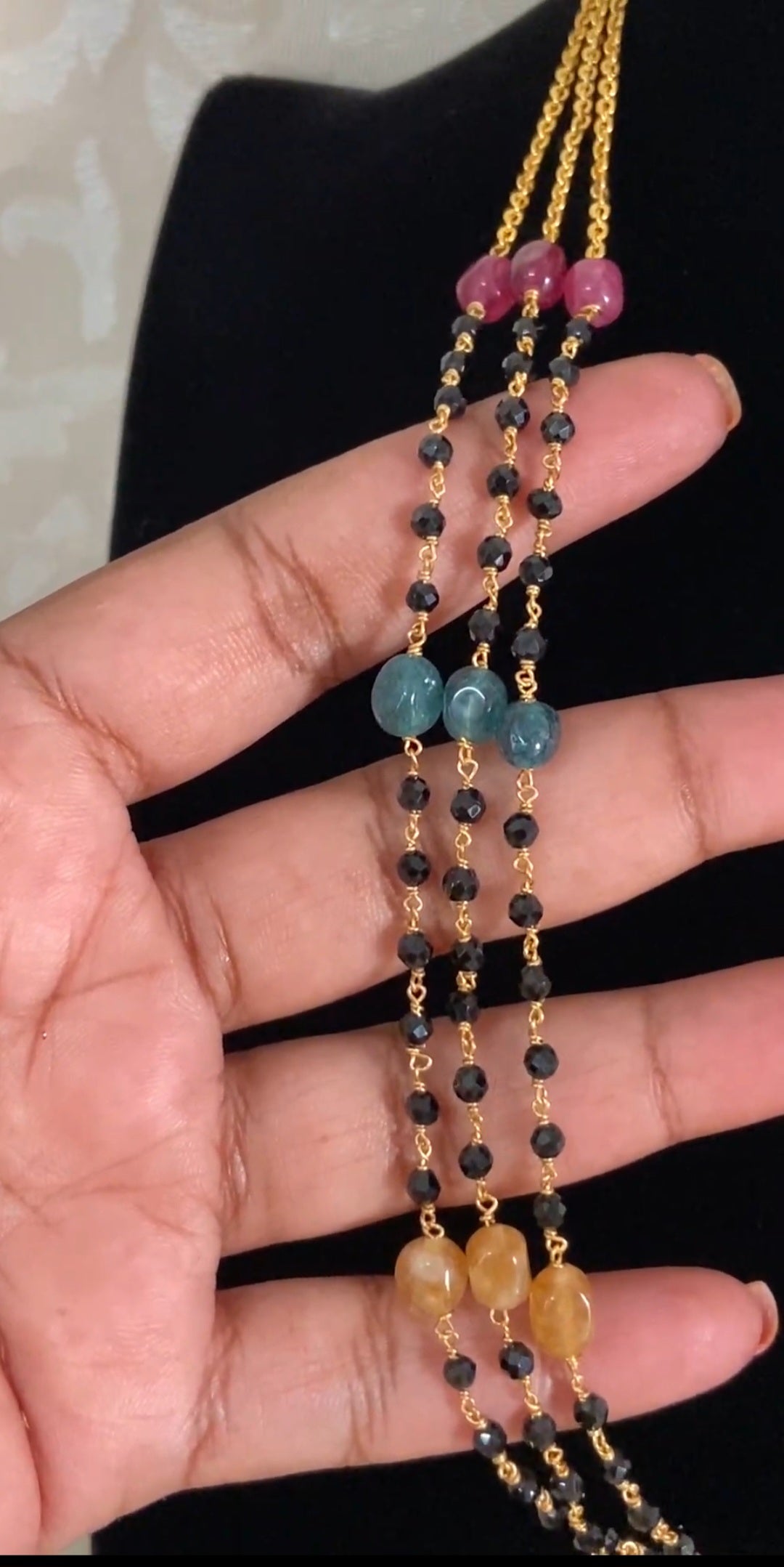 Antique Black Beads | Traditional Mangalasutra  | Gift Ideas