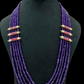 Onyx & Beads Multi-Layer Necklace Set | Indian Jewelry