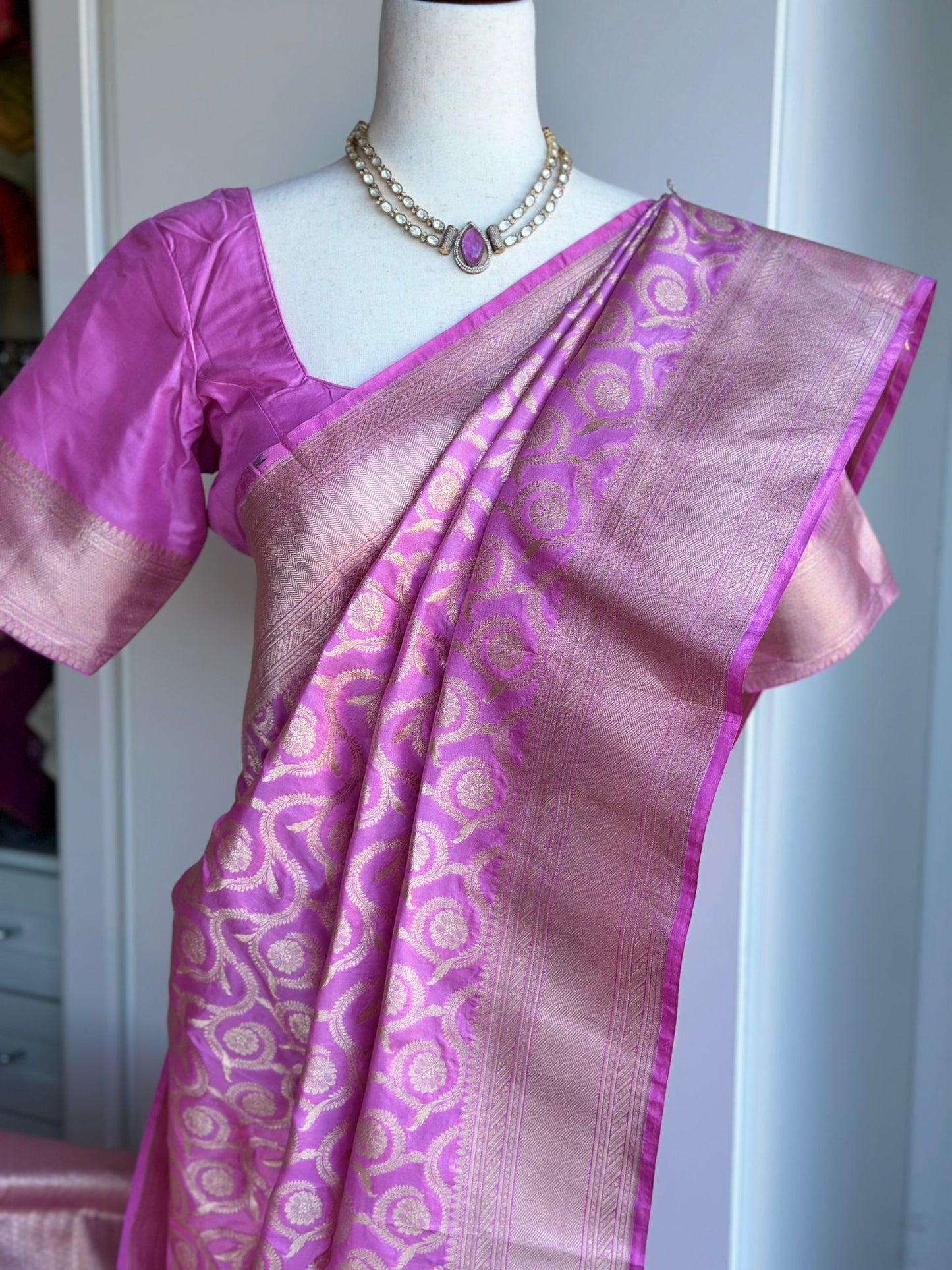 Pure Banaras Jaal Saree