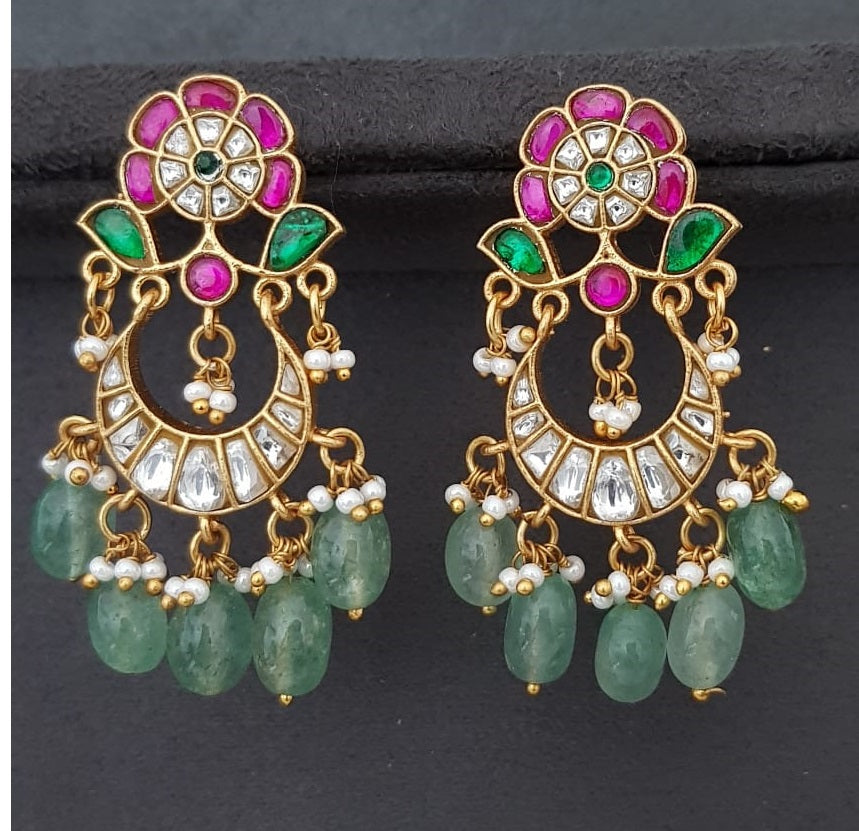 Jadau Kundan Earrings | Indian Earrings