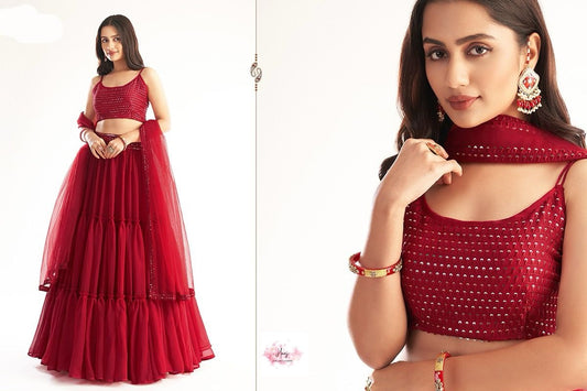 Georgette Stylish Designer Readymade Lehanga | Party Wear Lehanga