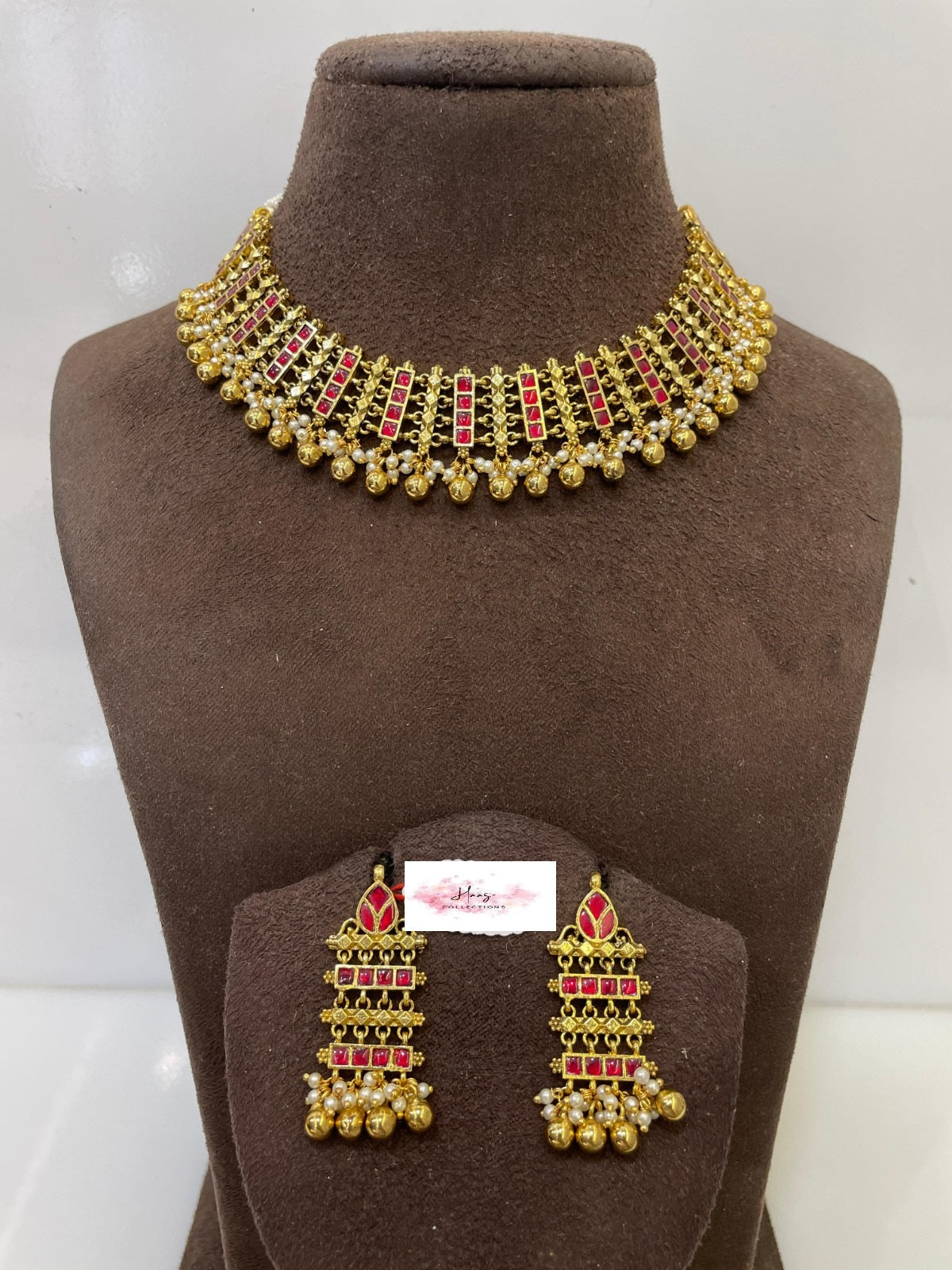 Antique Kundan Choker Set | Traditional Indian Jewelry