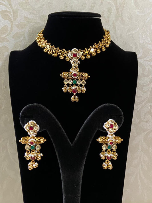 Antique Kundan Necklace | Indian Necklace In USA