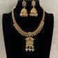 Antique Kundan Necklace with Jumkis | Indian Necklace