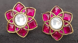 Jadau Kundan Studs | Antique Kundan Earrings