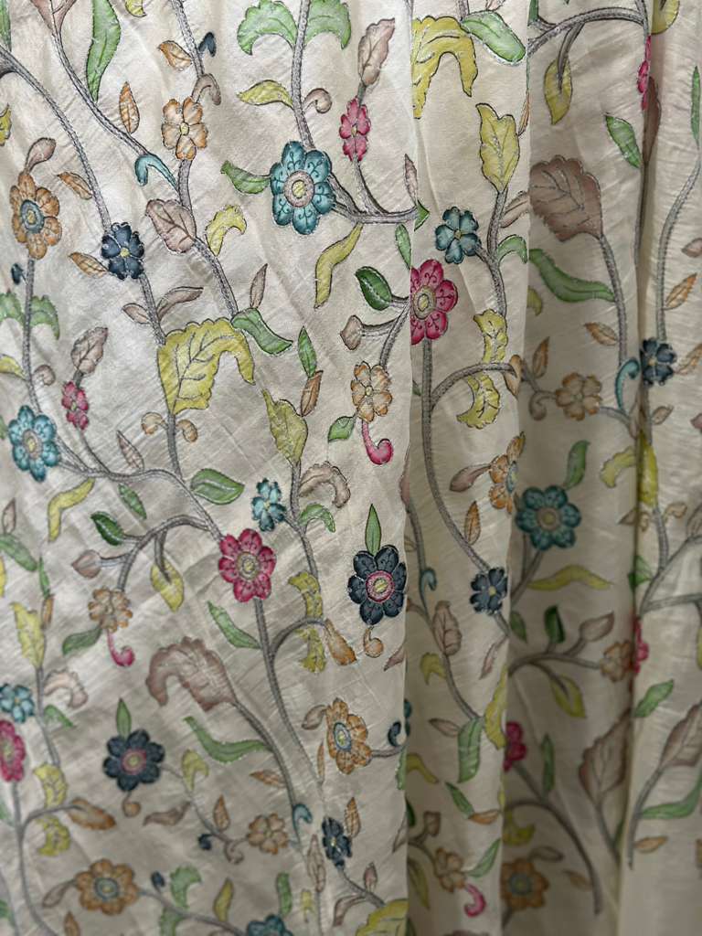 Floral Print Embroidery Dupatta | Party wear Dupatta | Designer Uppada Pattu Dupatta