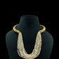Designer Pearl Necklace | Traditional Pearl Mala with Antique Gold Necklace | Gift Idea