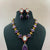 Natural stones Fusion Necklace With Earrings | Latest Indian jewelry | Gift Idea