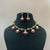 Natural stones Fusion Necklace with Earrings | Indian Designer Necklace