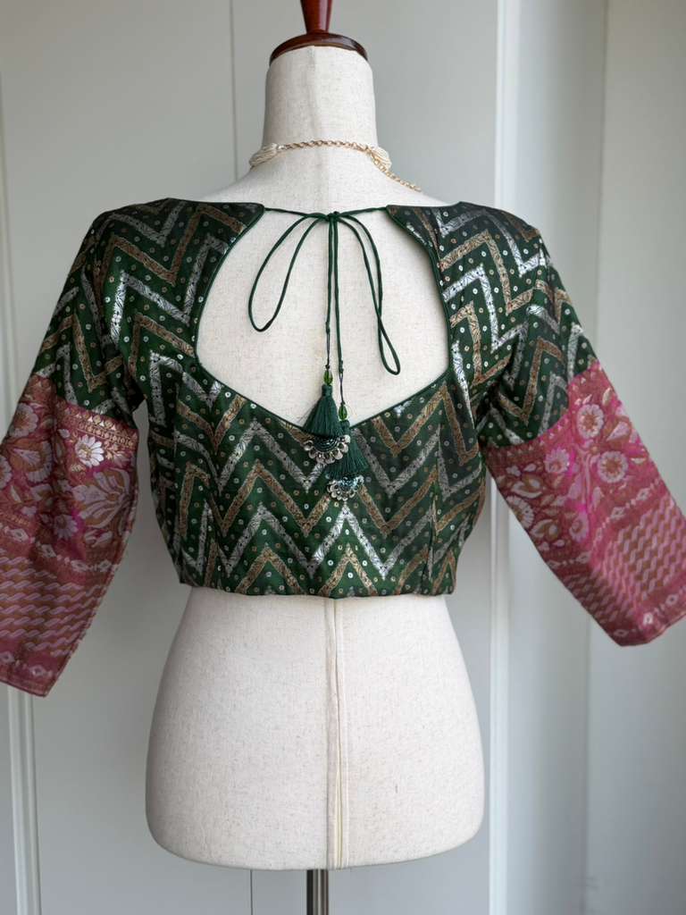 Banaras Brocade Blouse | Saree Readymade Blouses in USA