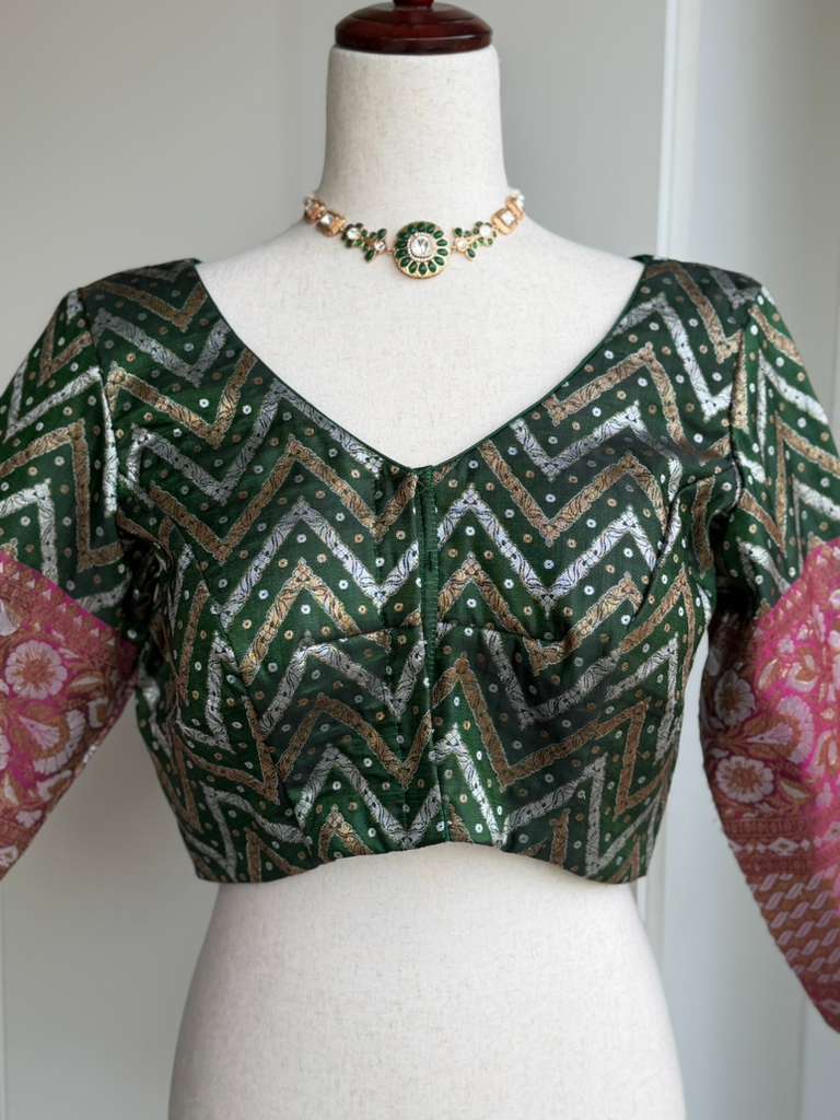 Banaras Brocade Blouse | Saree Readymade Blouses in USA