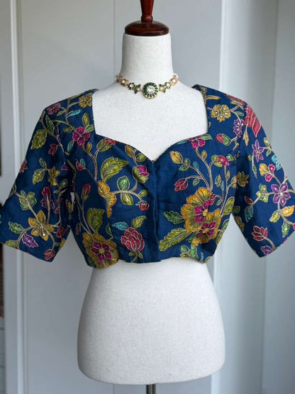 Kalamkari Embroidery Blouse | Custom Blouse