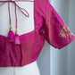 Raw Silk Tissue Embroidery Blouse | Readymade Blouses in USA