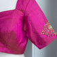 Raw Silk Tissue Embroidery Blouse | Readymade Blouses in USA