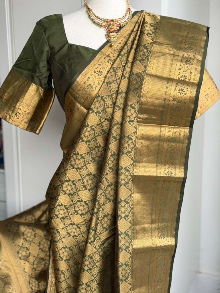 Traditional Kanjivaram Pattu Saree | Silk mark certified saree | Indian Sarees in USA