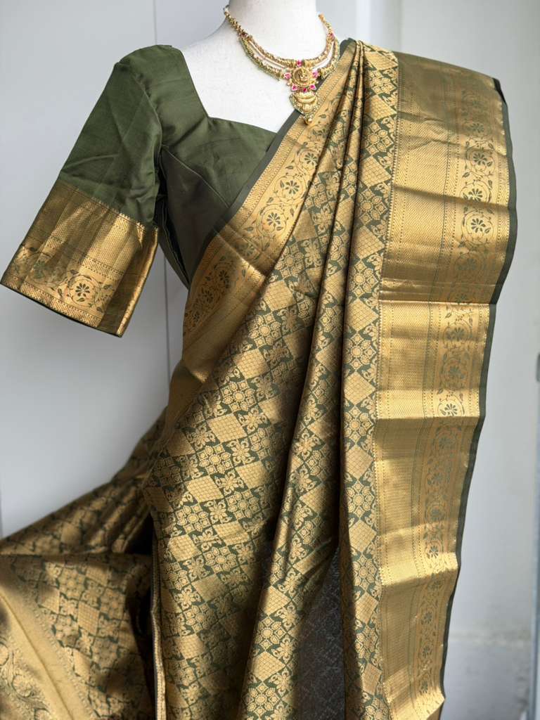 Traditional Kanjivaram Pattu Saree | Silk mark certified saree | Indian Sarees in USA