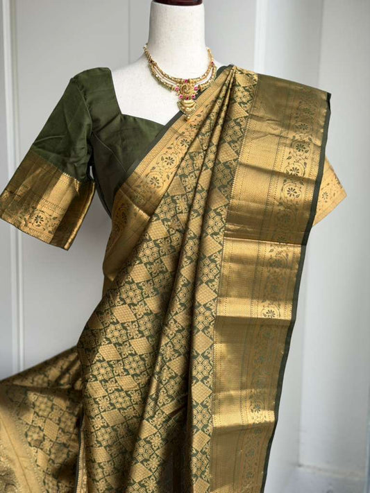 Traditional Kanjivaram Pattu Saree | Silk mark certified saree | Indian Sarees in USA