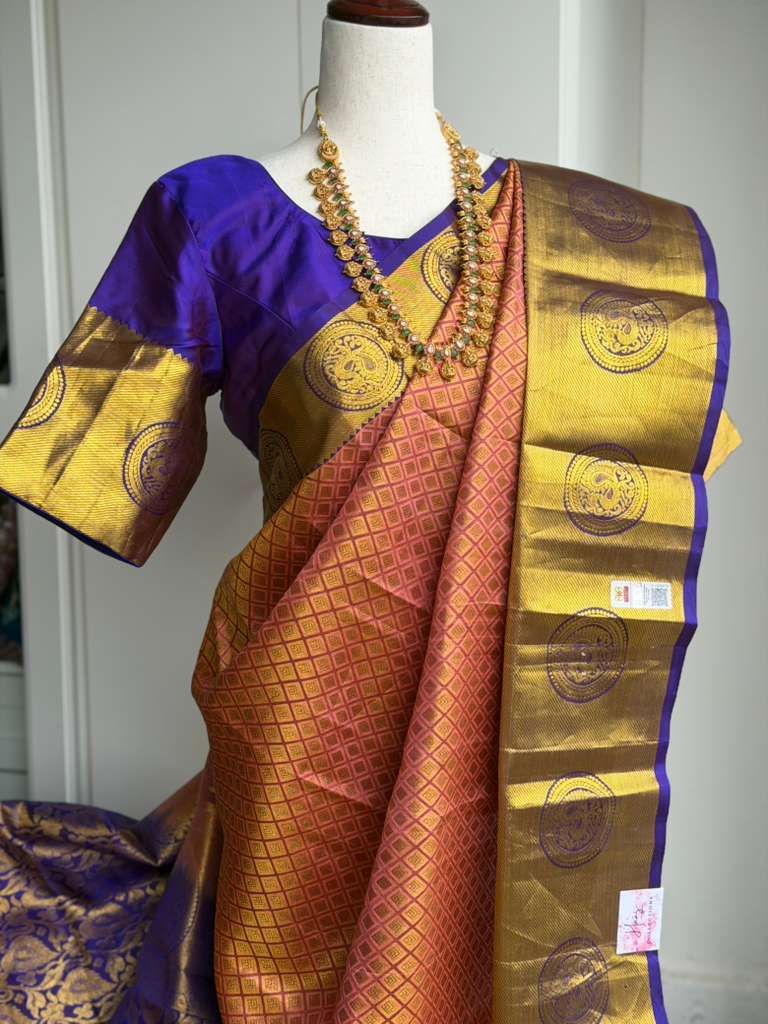 Pure Kanjivaram Pattu Saree | Silk mark certified saree | Indian Sarees in USA
