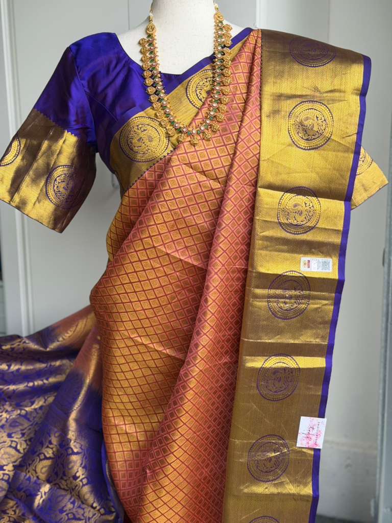 Pure Kanjivaram Pattu Saree | Silk mark certified saree | Indian Sarees in USA