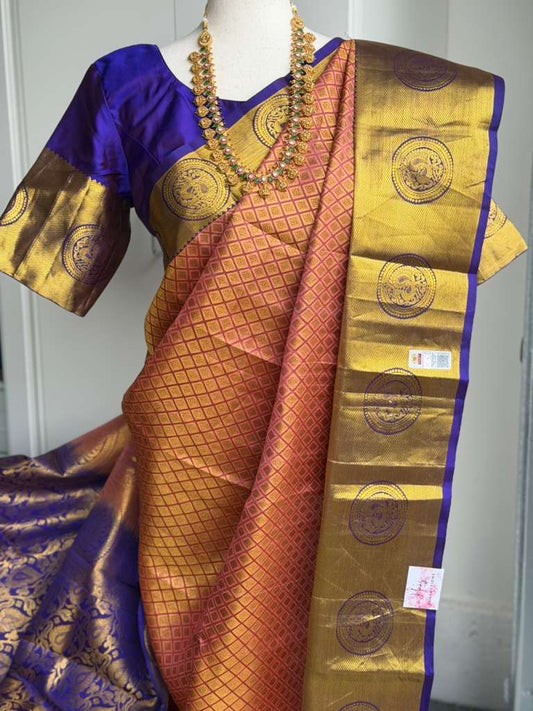 Pure Kanjivaram Pattu Saree | Silk mark certified saree | Indian Sarees in USA