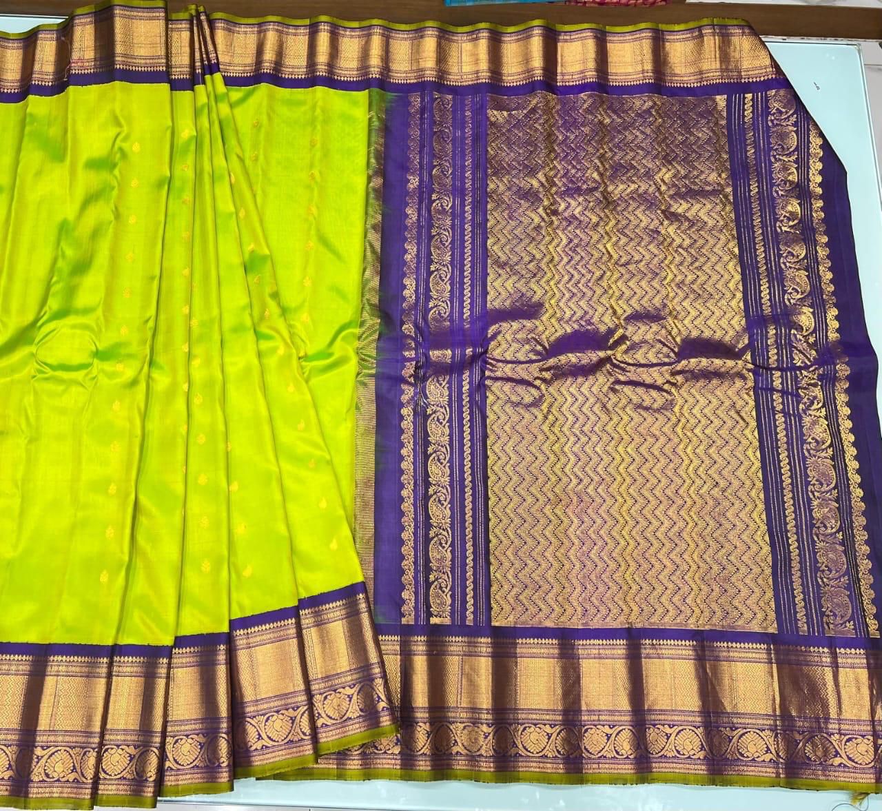 Pure Handloom Gadwal Pattu Saree | Indian Traditional Saree | Handloom Saree