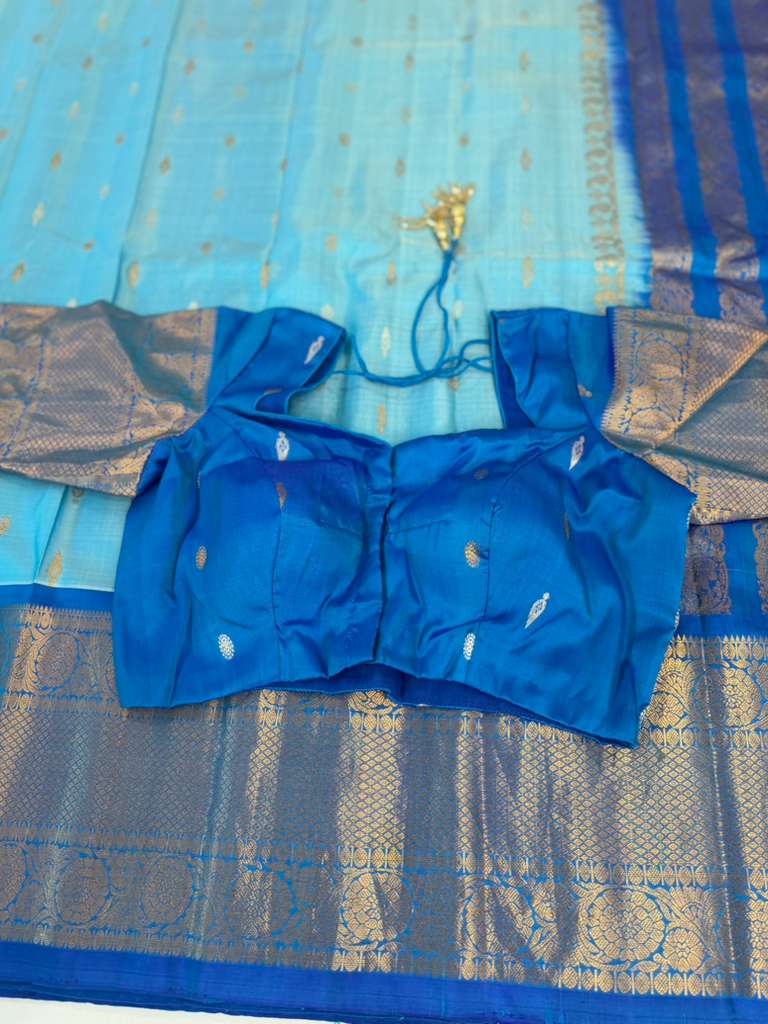 Big Border Pure Handloom Gadwal Pattu Saree | Indian Traditional Saree | Handloom Saree