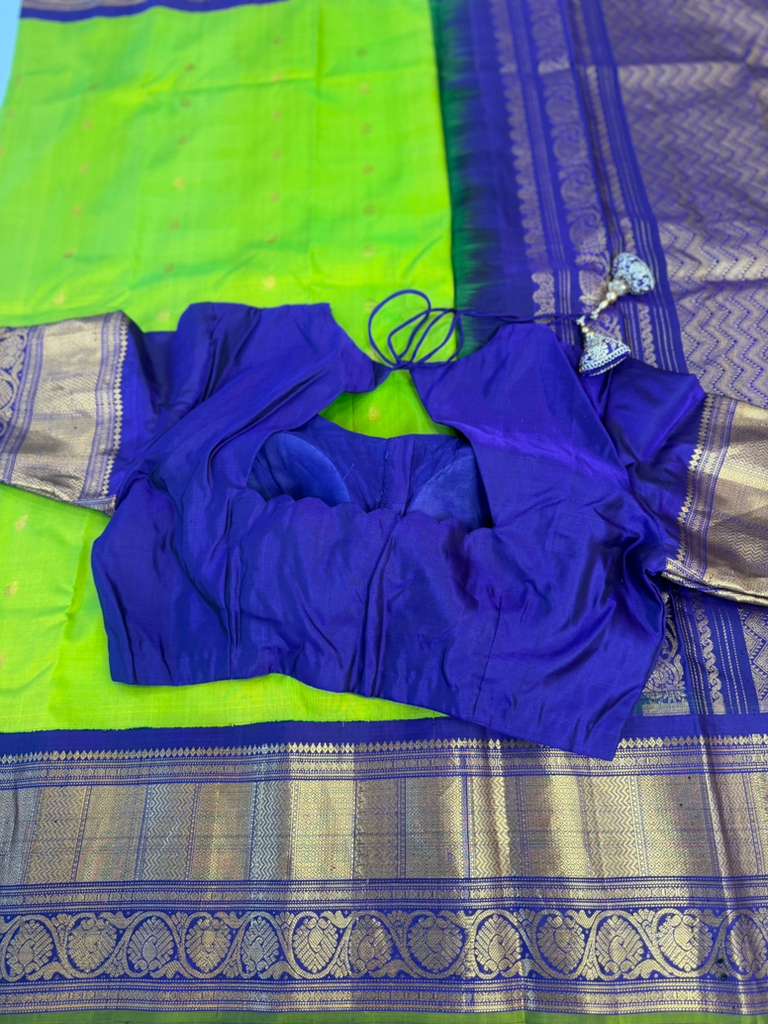 Pure Handloom Gadwal Pattu Saree | Indian Traditional Saree | Handloom Saree