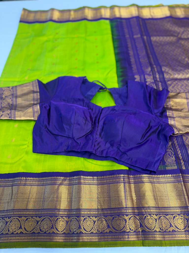Pure Handloom Gadwal Pattu Saree | Indian Traditional Saree | Handloom Saree
