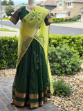 Teens Maheswari Handloom Lehanga | Traditional Langa voni | Teens Ethnic Wear