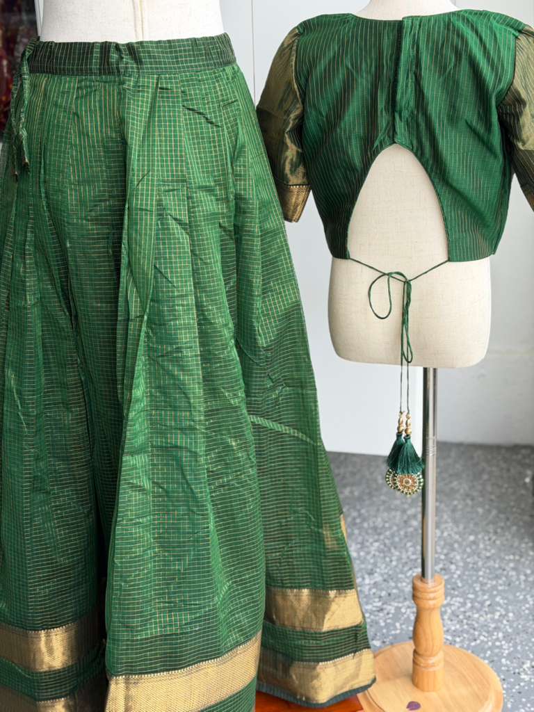Teens Maheswari Handloom Lehanga | Traditional Langa voni | Teens Ethnic Wear