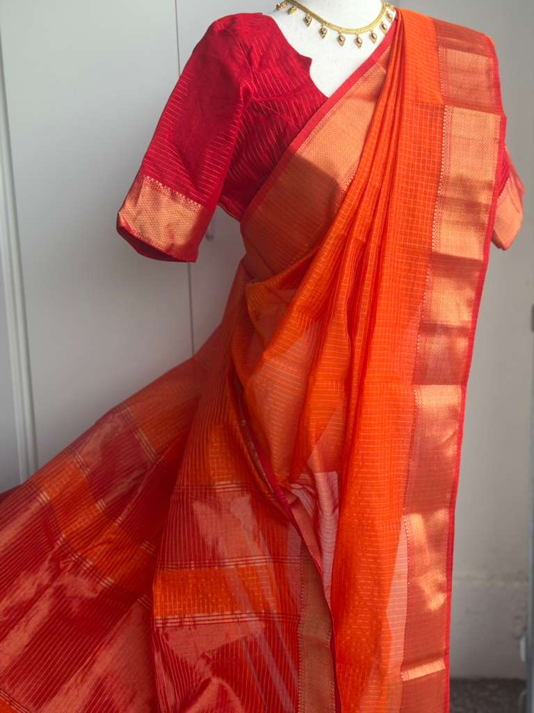 Maheswari Handloom Sarees | Light Weight Saree | Gift Saree