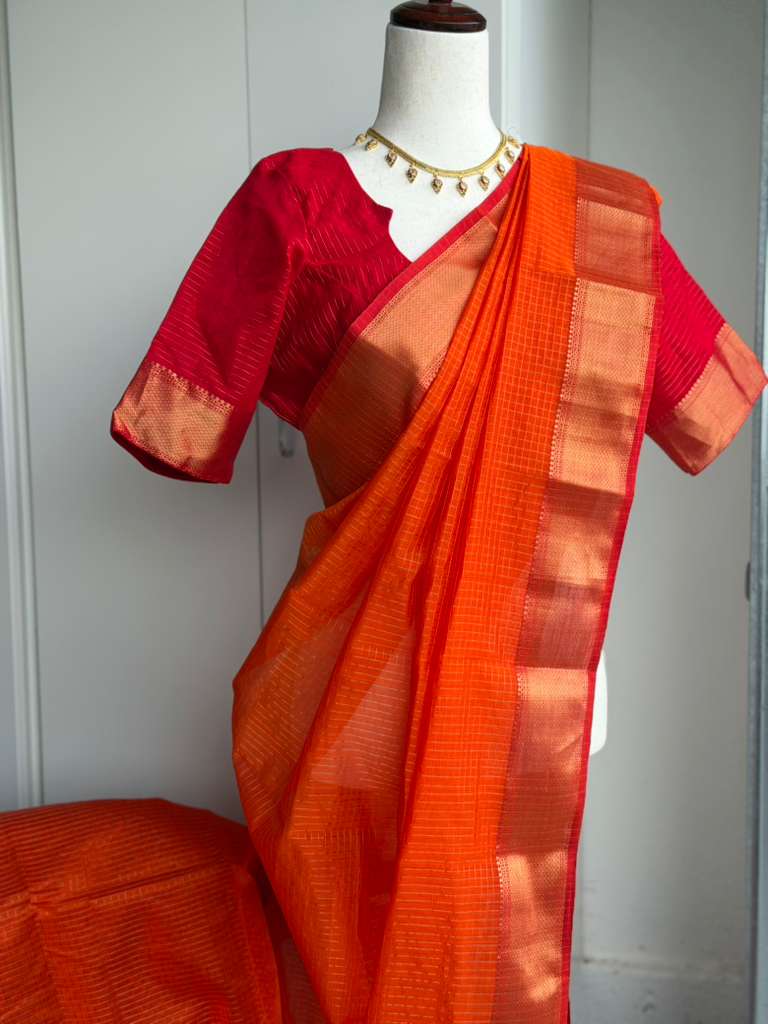 Maheswari Handloom Sarees | Light Weight Saree | Gift Saree