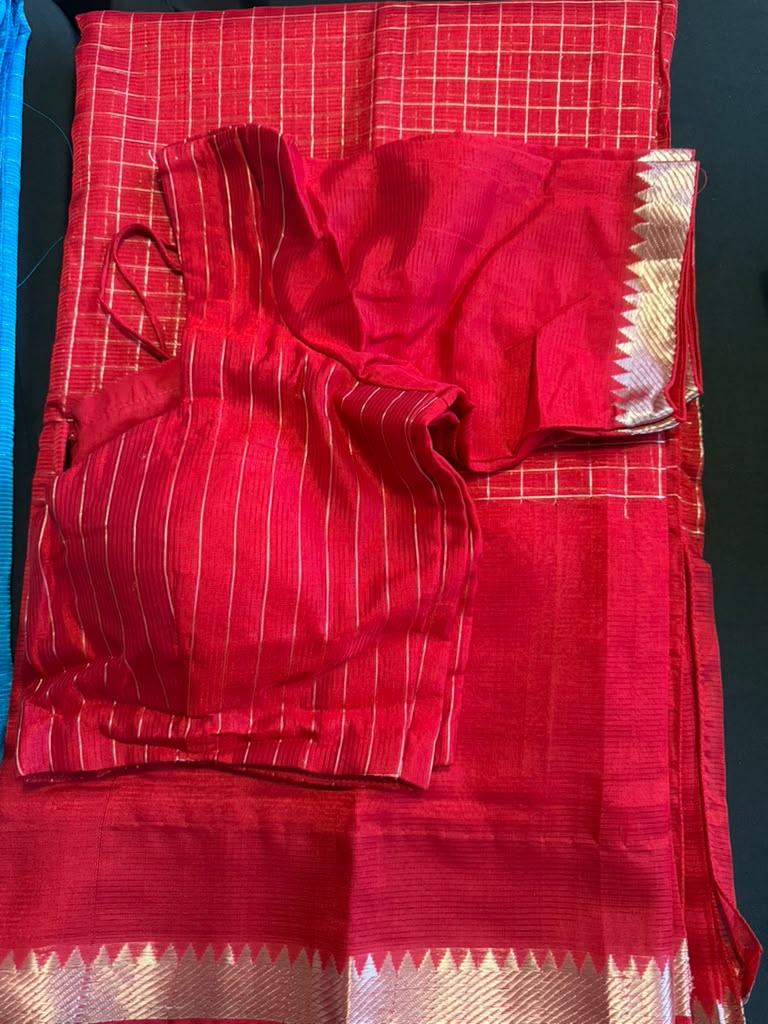Handloom Mangalagiri Silk Sarees  | Mangalagiri Sarees |Gift Saree