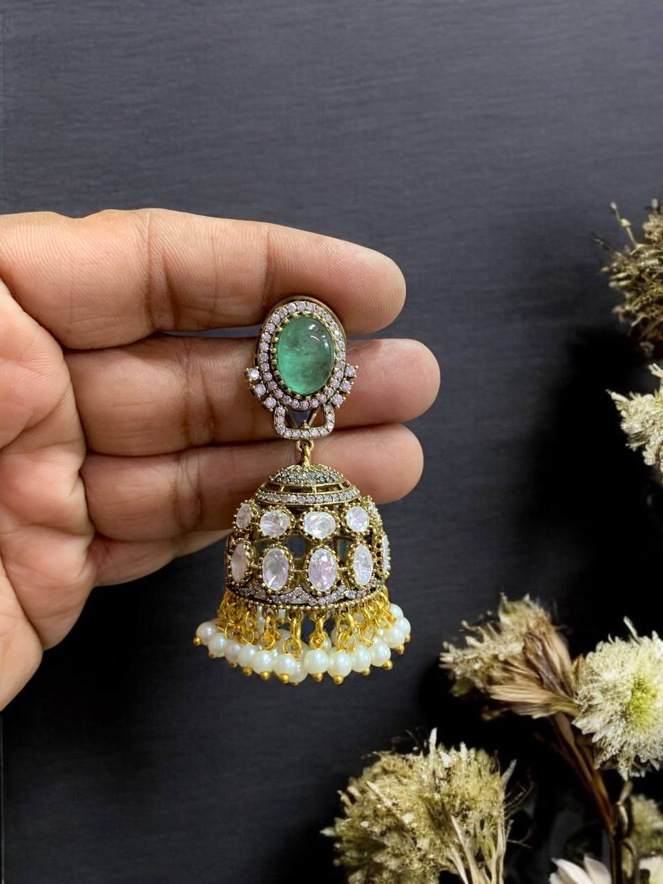 AD  Jumki Earrings |  Indian jewelry in USA