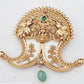 Traditional Lakshmi Tiger Nail Pendant | Puli Goru Pendant