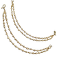 Gold Balls Ear Chains | Champaswaralu | Hair accessories