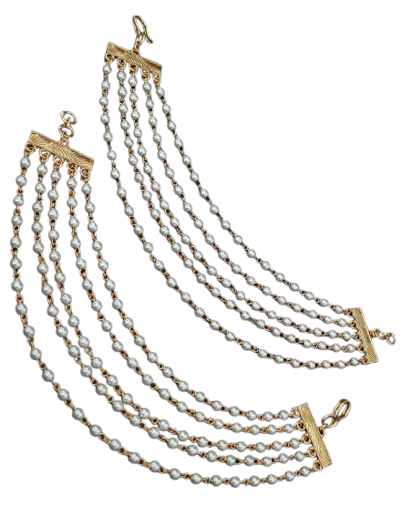 Moti Ear Chains | Hair accessories | Champaswaralu