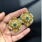 Designer Kundan Studs | Indian Earrings