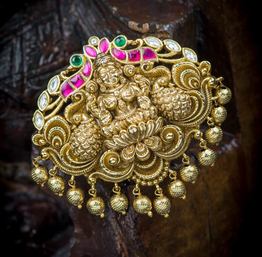 Multipurpose Lakshmi Pendant & Hair accessories| Indian jewelry in USA  |Traditional Temple  jewelry