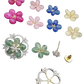 AD Changeable Earrings | Beautiful Multi Colour Earrings | Beaded Flowers Earrings