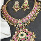 Jadau Kundan Necklace With Earrings | Traditional Necklace In USA