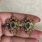Multicolour Studs | Antique CZ Tops | indian Earrings