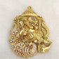 Antique Ganesh Pendant | AD Peacock Ganesh Temple Pendant