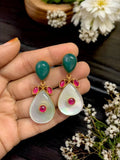 Fusion Kundan Earrings | Semi Precious Kundan Earrings